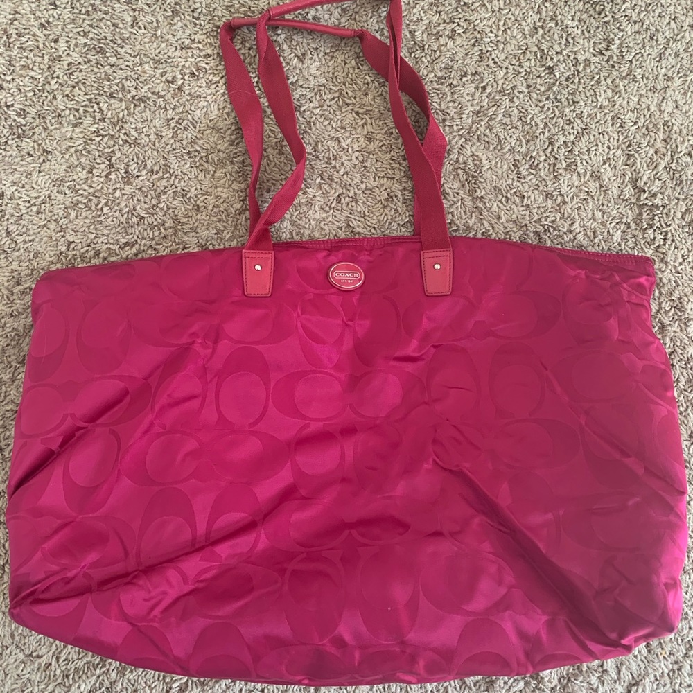 Coach large shoulder bag